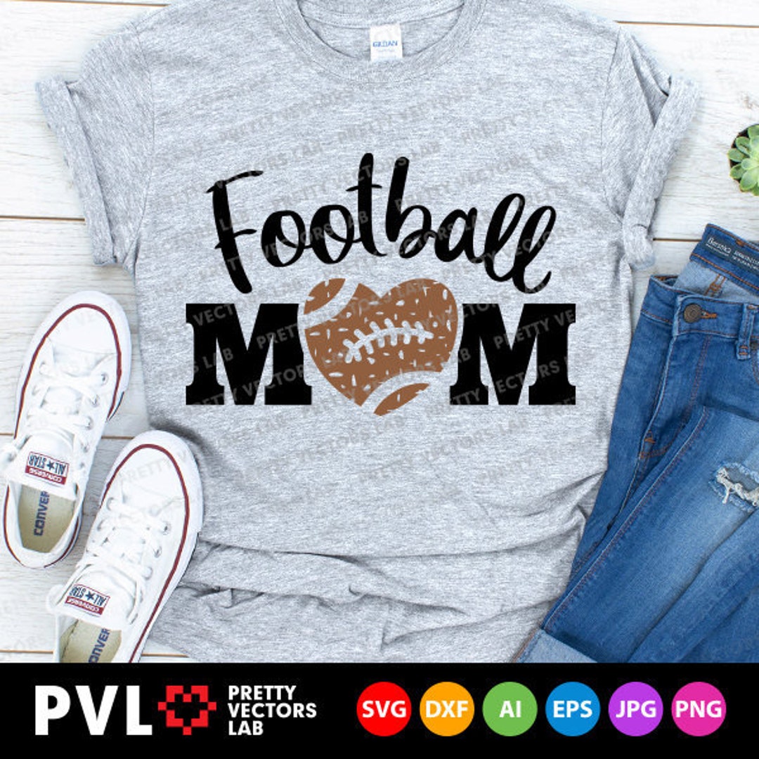 Football Mom Svg Grunge Football Svg Love Football Cut - Etsy