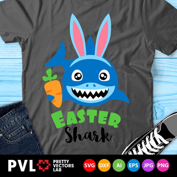 Download Clip Art Easter Shark Svg Easter Svg Baby Shark Bunny Ears Svg Shark Cut File Shirt Design Iron On Sublimation Svg Png Dxf Silhouette Cricut Art Collectibles