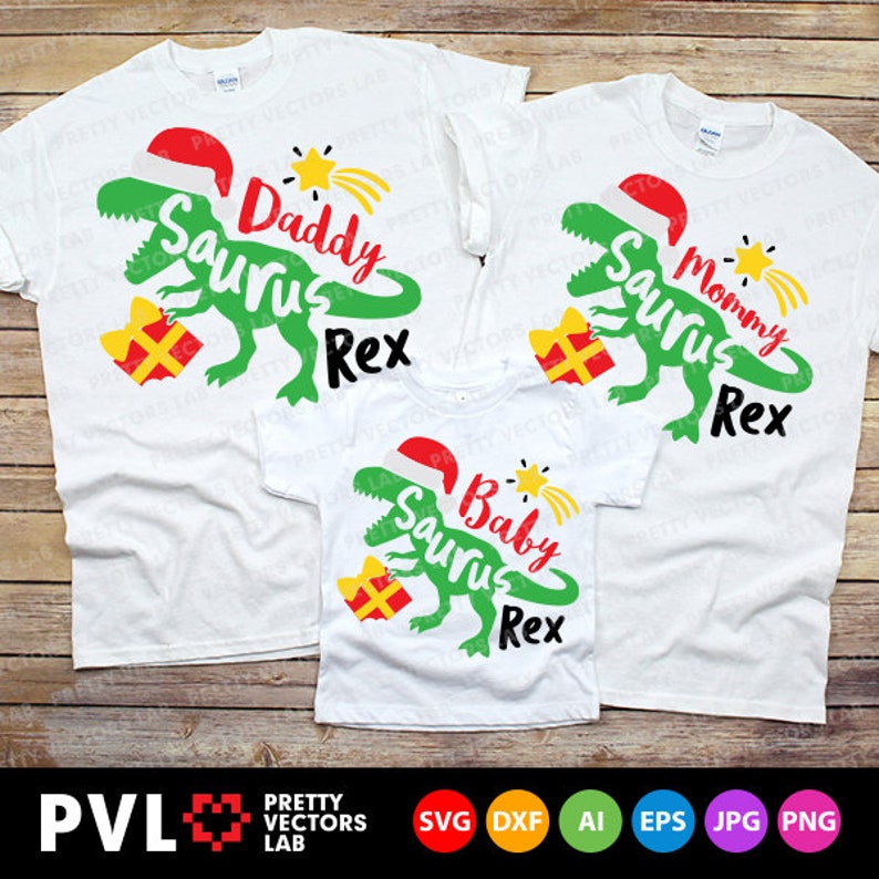 Download Christmas Dinosaurs Svg Daddy Mommy Baby Saurus Svg Dxf ...
