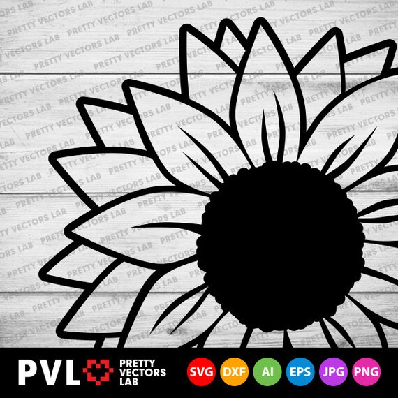 Free Free 344 Sunflower Stencil Svg SVG PNG EPS DXF File