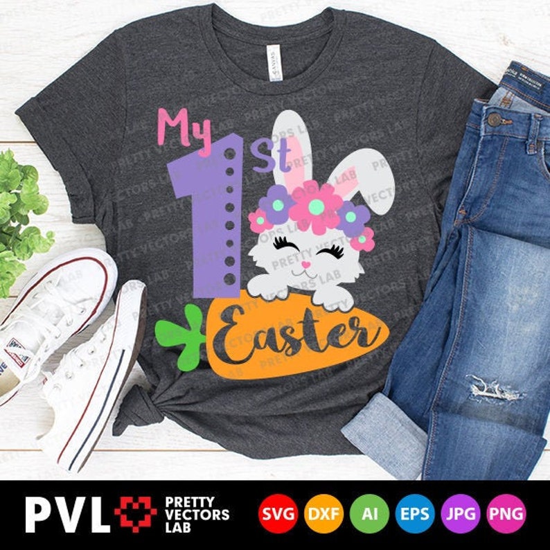 Download My 1st Easter Bunny Svg My First Easter Svg Baby Girl ...