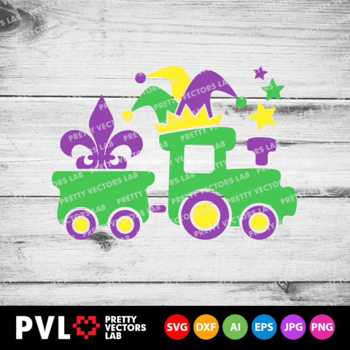 mardi gras train float
