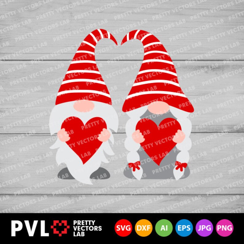 Download Valentine Gnomes Svg Gnome Boy & Girl Svg Cute Gnome ...