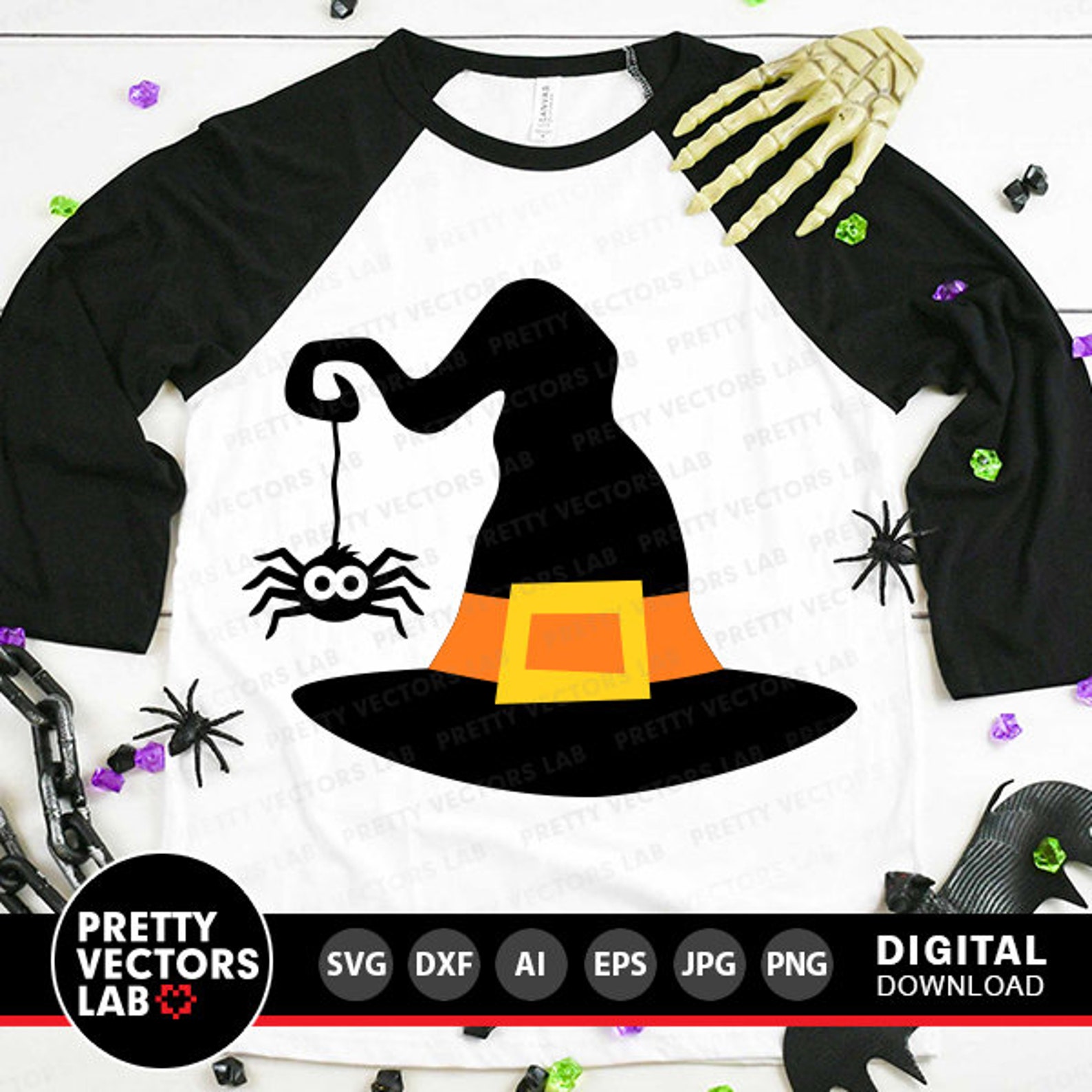 Halloween Hat Svg Halloween Svg Witch Hat Svg Dxf Eps - Etsy