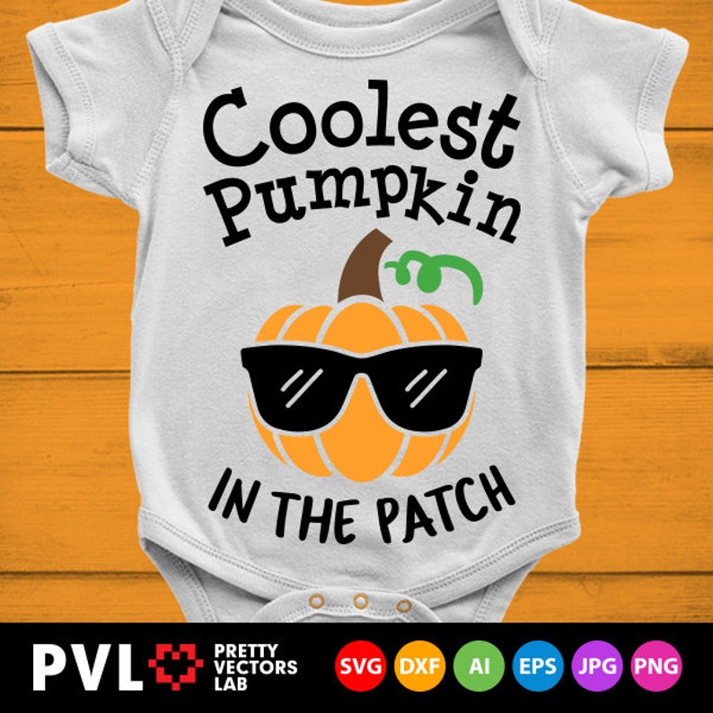 Download Coolest Pumpkin in the Patch Svg Boys Halloween Svg Dxf | Etsy