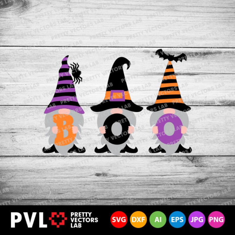 Download Halloween Gnomes Svg Halloween Svg Cute Gnome Svg Dxf Eps ...