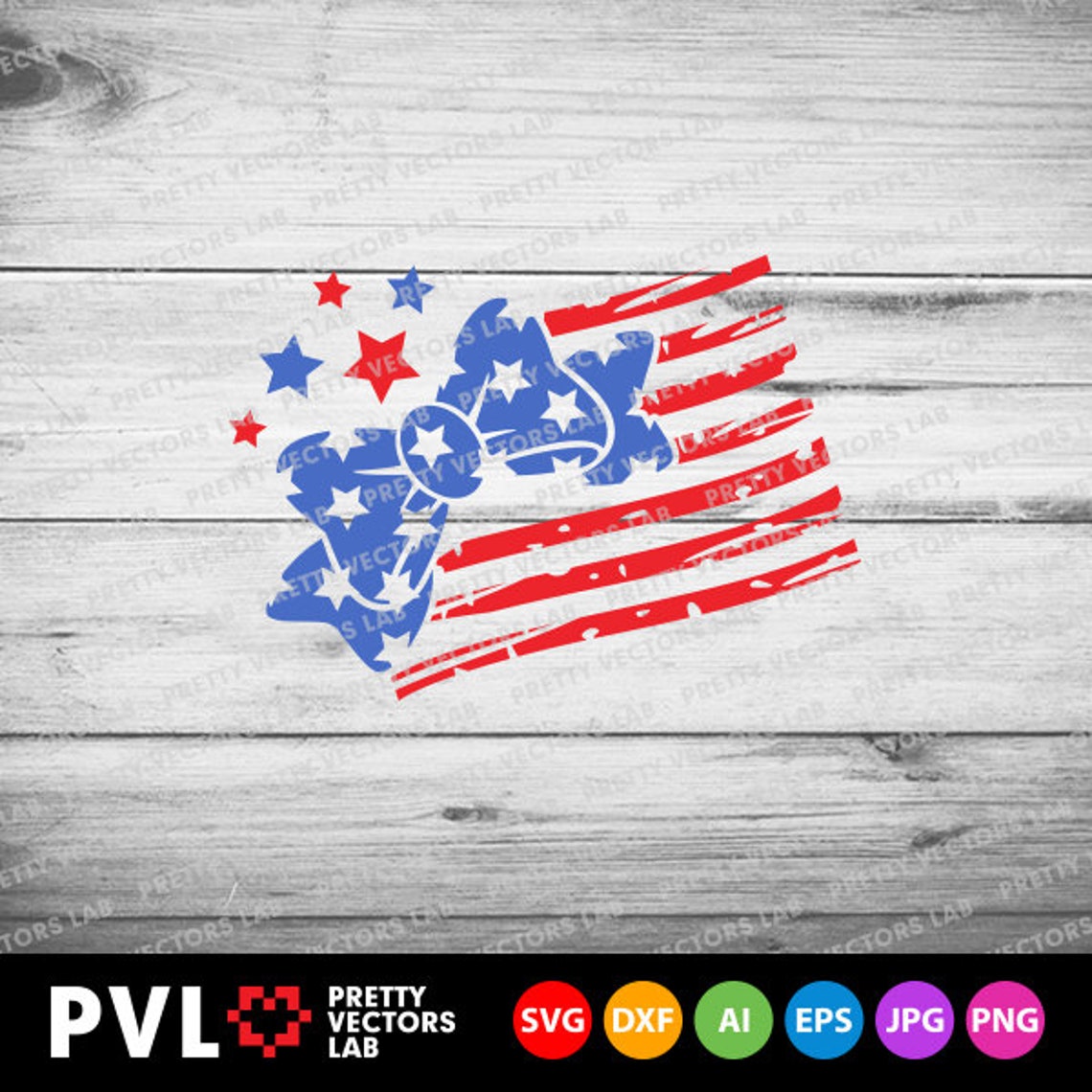 Grunge American Flag Svg Girls 4th of July Svg Patriotic Bow | Etsy