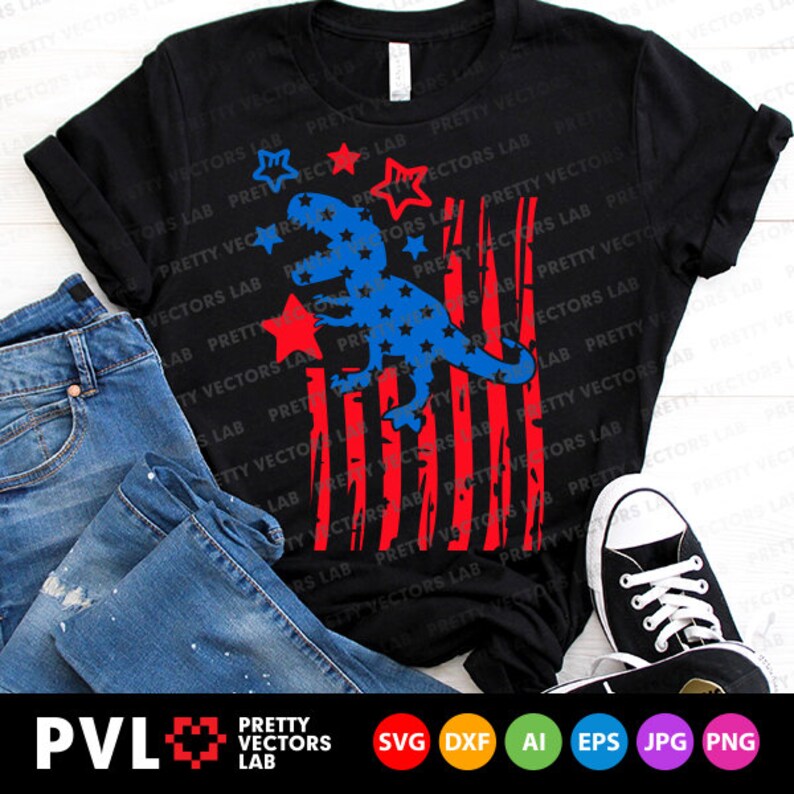 Download 4th of July Svg Patriotic Dinosaur Svg USA T-Rex Cut Files ...