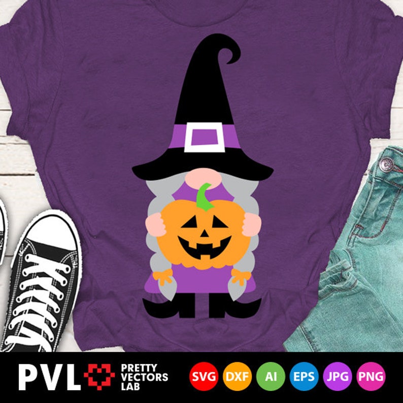 Download Halloween Gnome Girl Svg Halloween Svg Gnome with Pumpkin ...