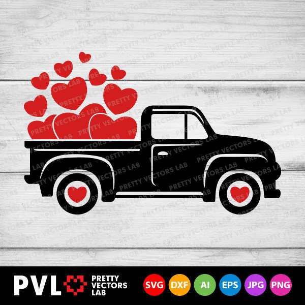 Free Free 326 Love Truck Svg SVG PNG EPS DXF File