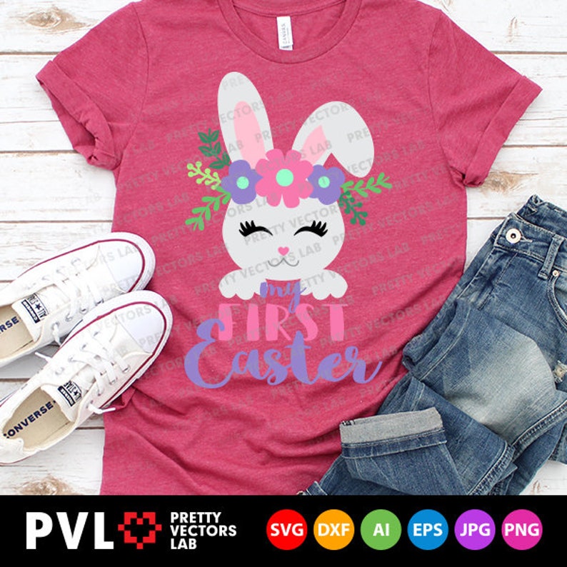 Download My First Easter Svg My 1st Easter Bunny Svg Baby Girl ...