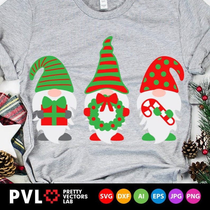 Christmas Gnomes Svg Christmas Svg Holiday Gnomes Cut ...