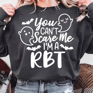 Funny Halloween PNG SVG, Registered Behavioral Therapist Svg, Behavior Therapist Cut Files, Spooky Svg Png, RBT Shirt Design, Sublimation image 3