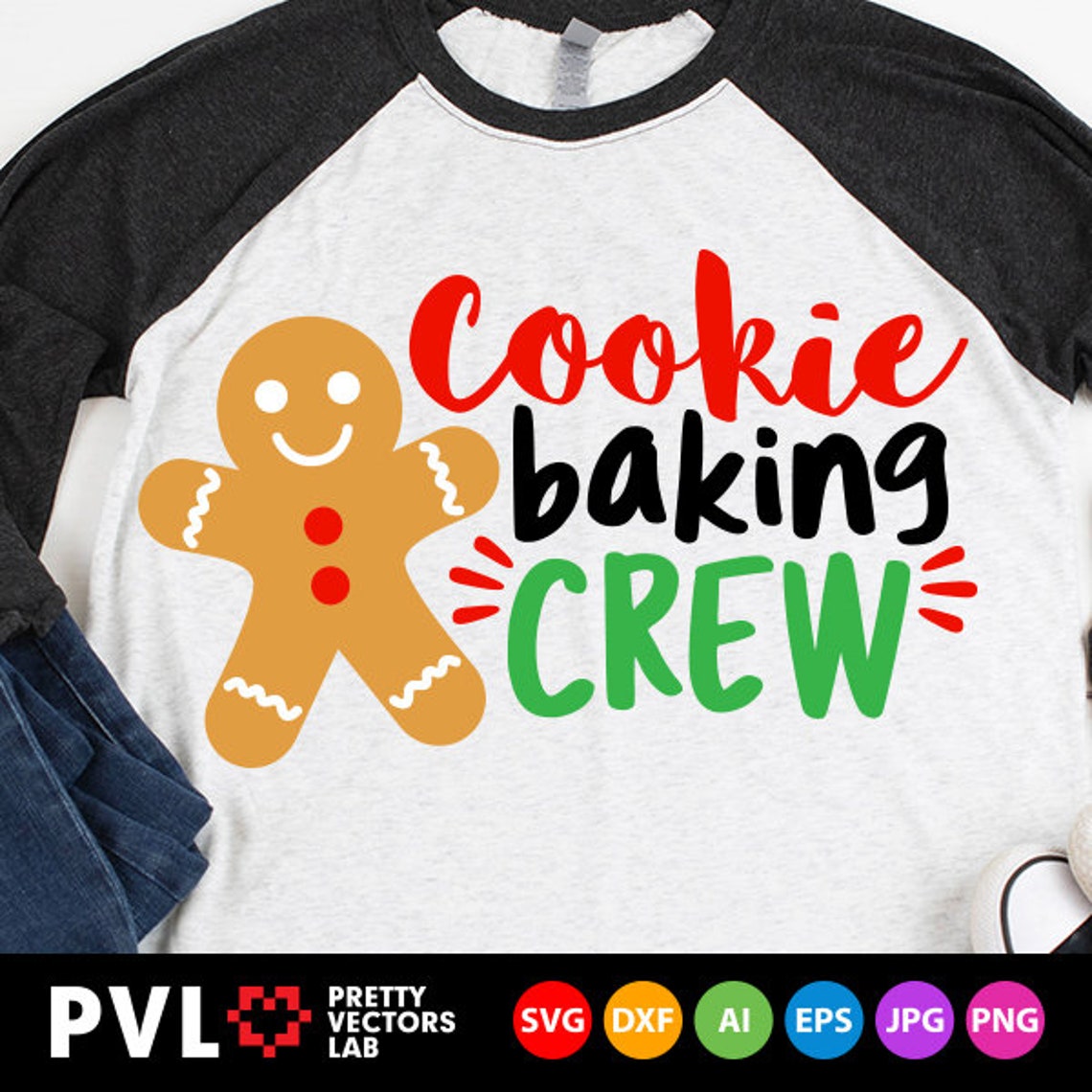 Cookie Baking Crew Svg Christmas Svg Gingerbread Svg Dxf Etsy