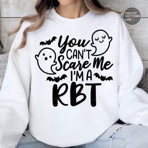 Funny Halloween PNG SVG, Registered Behavioral Therapist Svg, Behavior Therapist Cut Files, Spooky Svg Png, RBT Shirt Design, Sublimation image 5