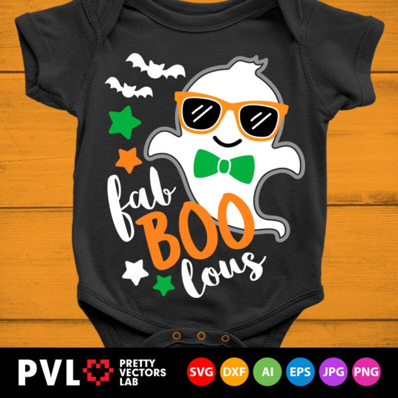 Download Fab BOO Lous Svg Halloween Svg Boy Ghost Svg Dxf Eps Png | Etsy