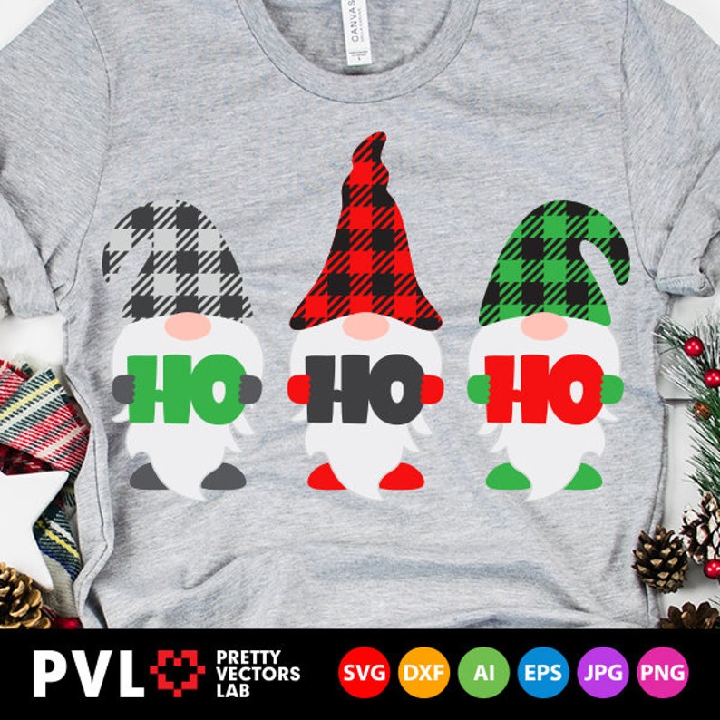 Download Plaid Gnomes Svg Christmas Svg Christmas Gnomes Svg Dxf ...