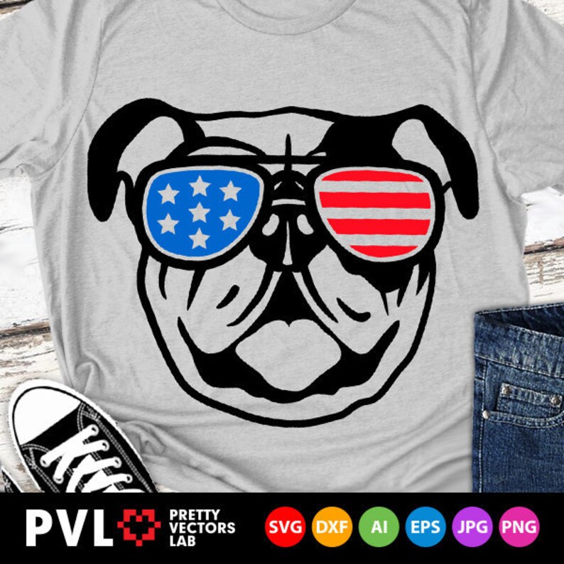 Download American Bulldog Svg 4th of July Svg Patriotic Dog Svg Dxf ...