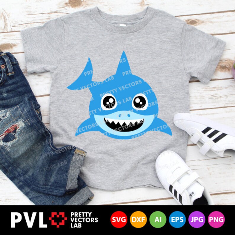 Download Shark Svg Cute Sharks Svg Baby Cut Files Kids Svg Dxf Eps ...