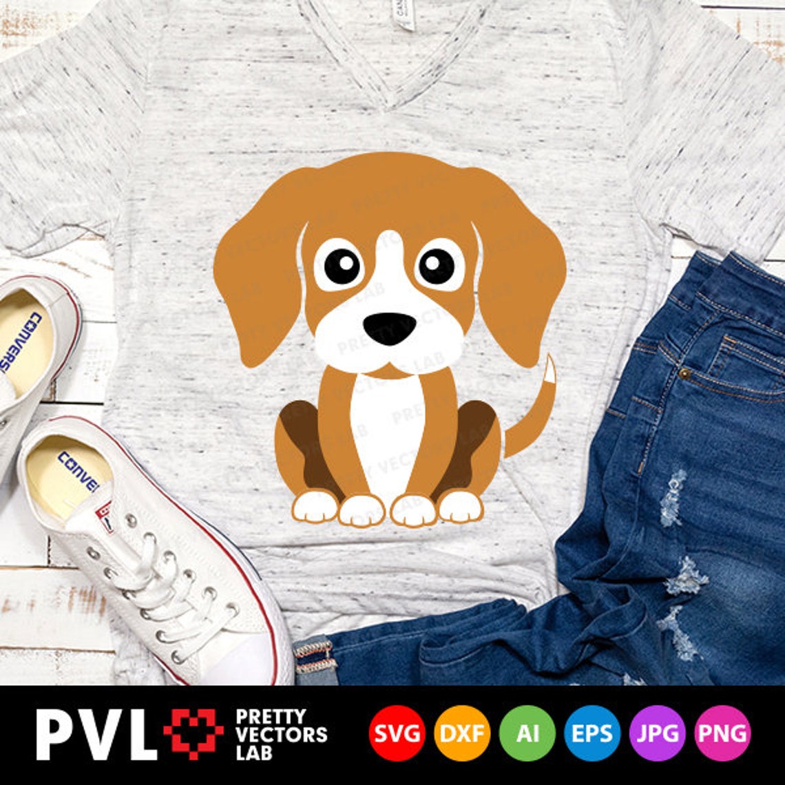 Cute Dog Svg Puppy Cut File Dog Face Svg Dxf Eps Png Puppy - Etsy