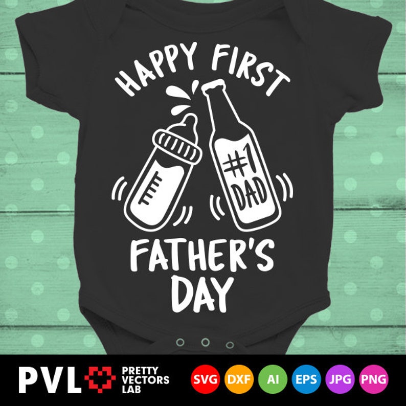 Download Happy First Father's Day Svg 1 Dad Quote Svg Dxf Eps | Etsy