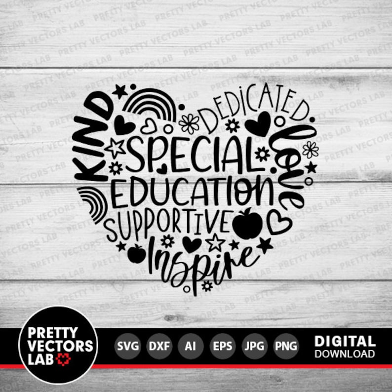 Sped Files Design SPED Svg Png, SPED Teacher Cut Files, Special Education Svg Dxf Eps Png ...