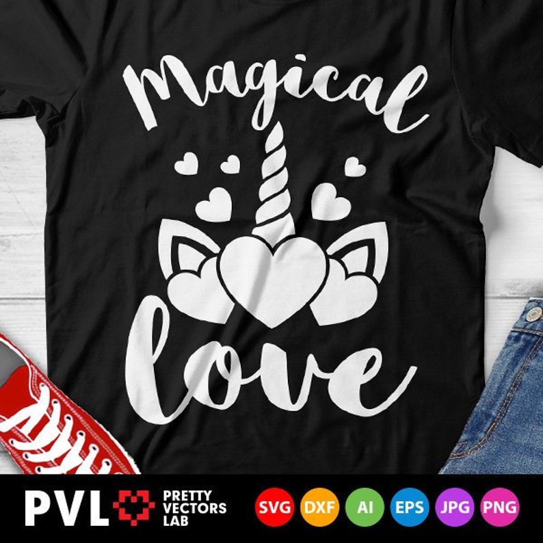 Download Magical Love Svg Valentine Unicorn Svg Valentine's Day | Etsy