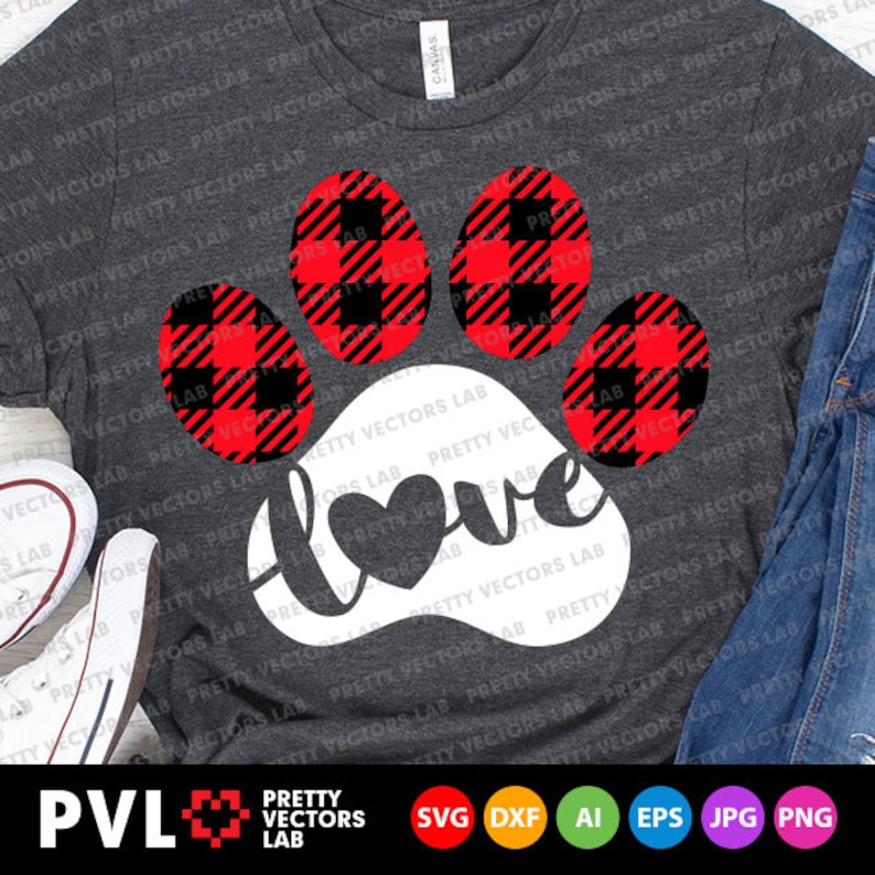Free Free 279 Love With Paw Print Svg Free SVG PNG EPS DXF File