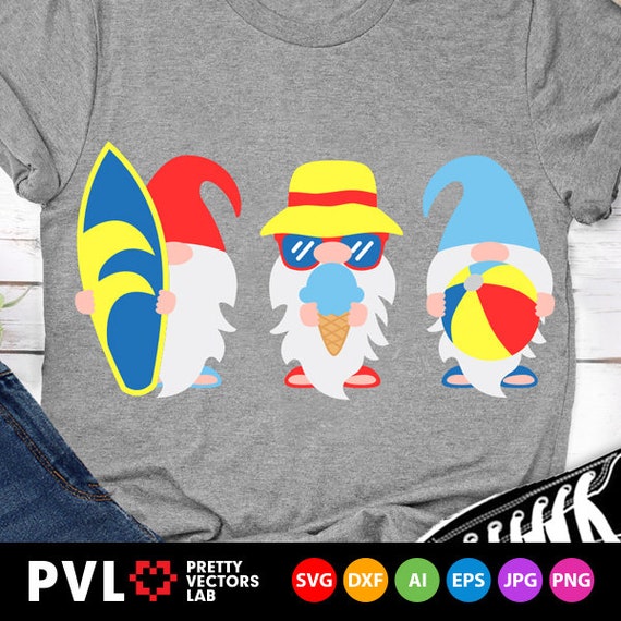 Download Summer Gnomes Svg Beach Gnome Svg Tropical Gnomes Svg Dxf Etsy