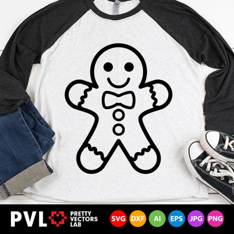 Download Gingerbread Boy Svg Christmas Svg Gingerbread Man Svg Dxf ...