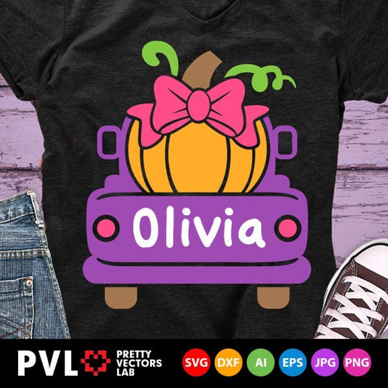 Download Pumpkin Truck Svg vintage Truck Back Svg Girls Fall Cut | Etsy