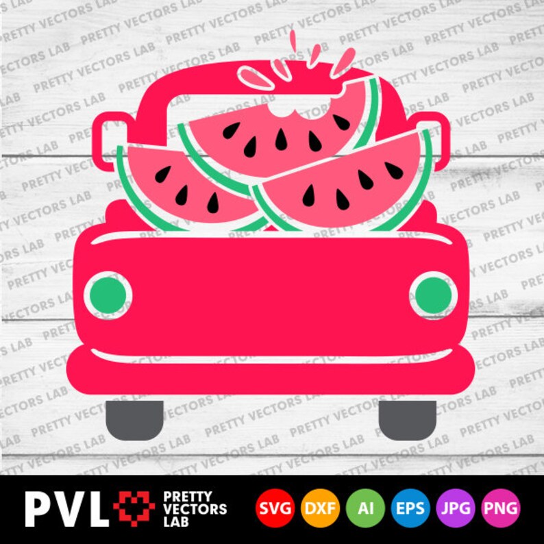 Download Watermelon Svg Watermelon Truck Svg Vintage Old Truck Svg ...