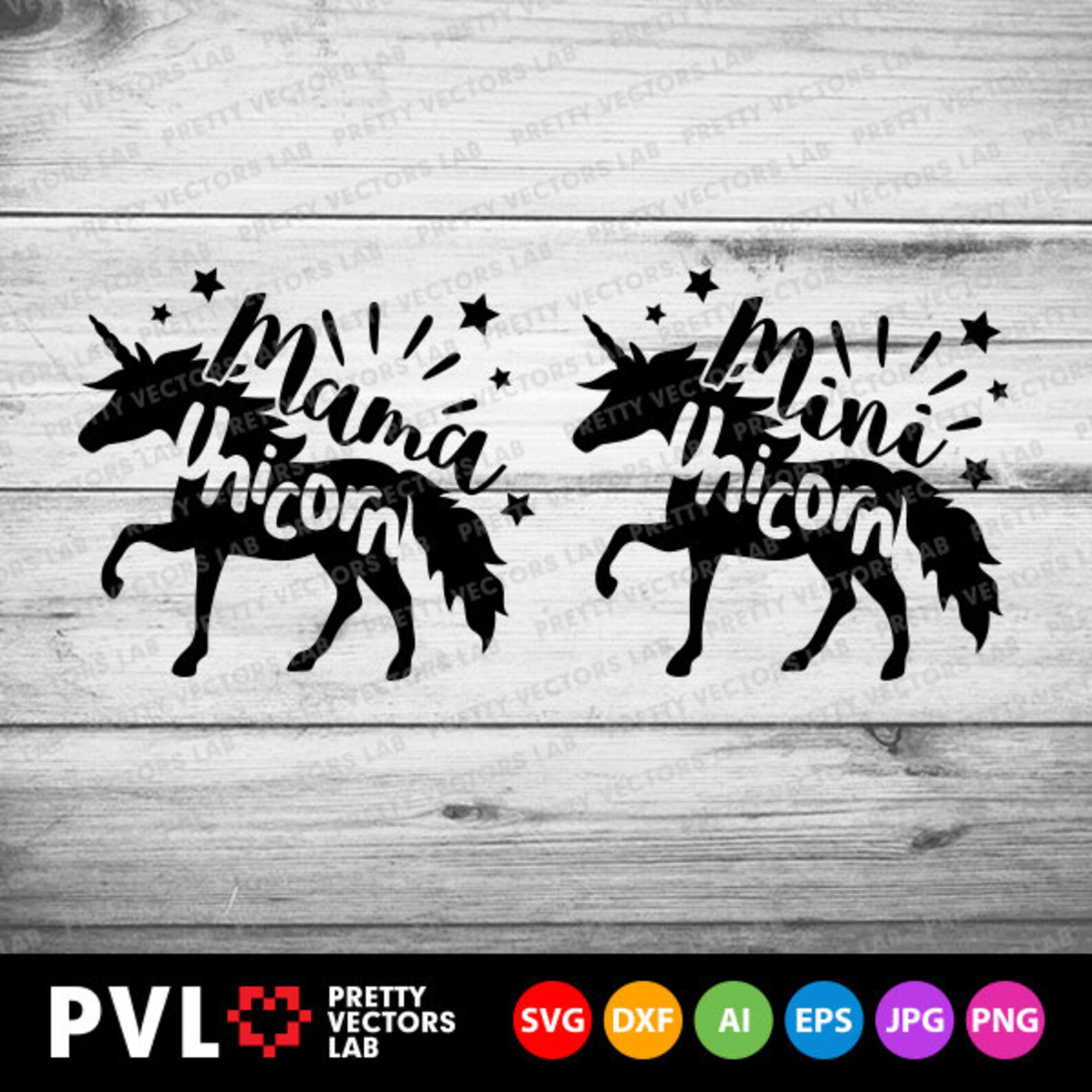 Mama Unicorn Svg Mini Unicorn Svg Unicorn Svg Mom Svg Baby - Etsy New