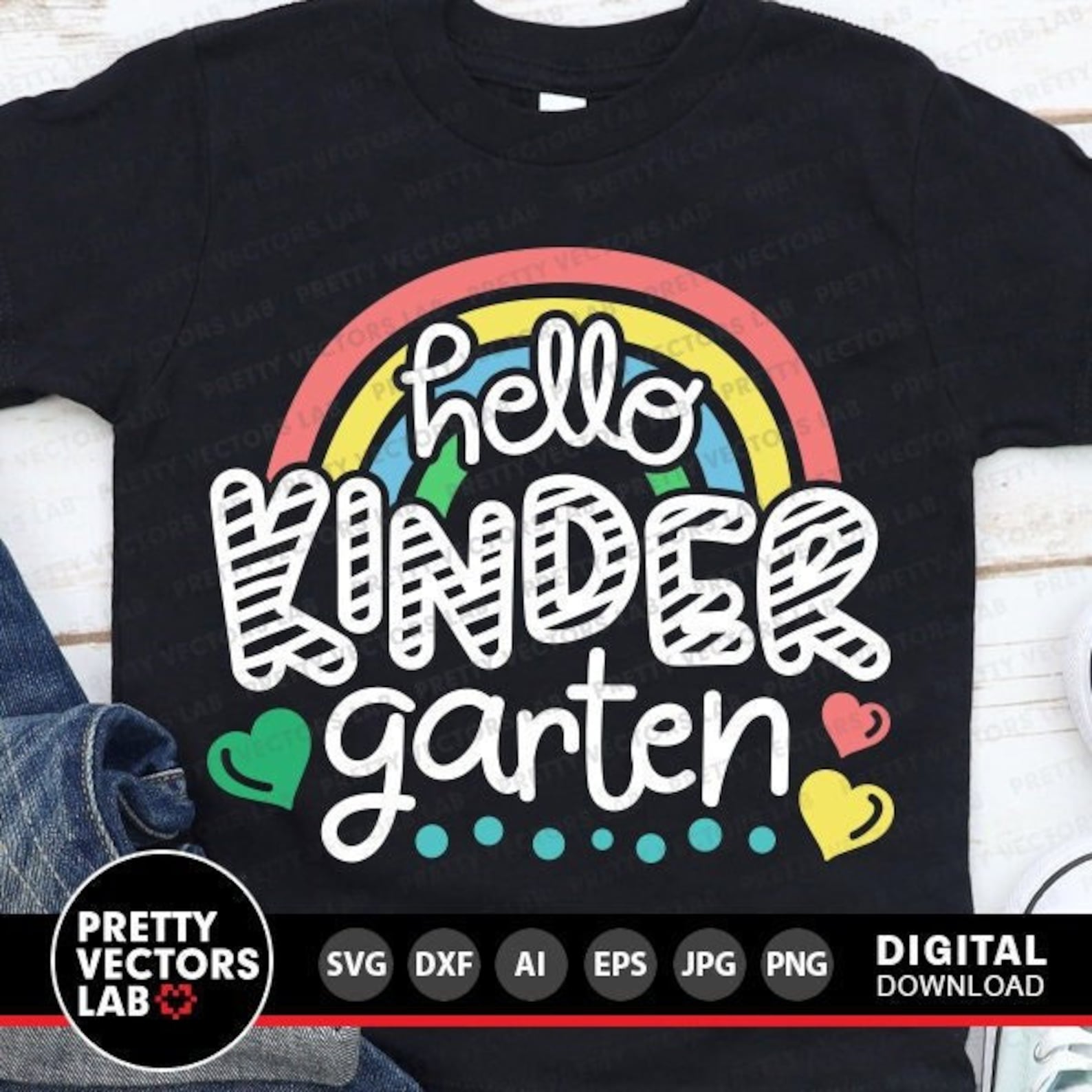 Hello Kindergarten Svg, Back to School Svg, Teacher Svg Dxf Eps Png ...
