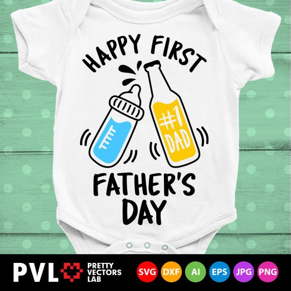 Download First Fathers Day Onesie Svg