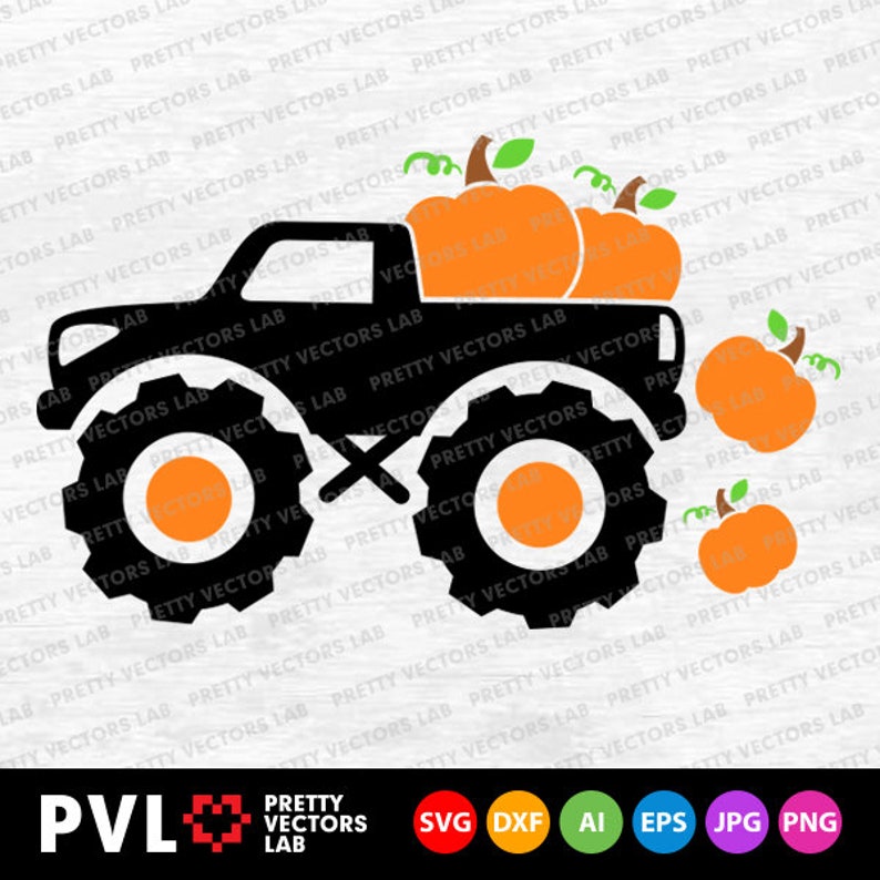 Download Pumpkin Monster Truck Svg Fall Truck Svg Boy Halloween Svg ...