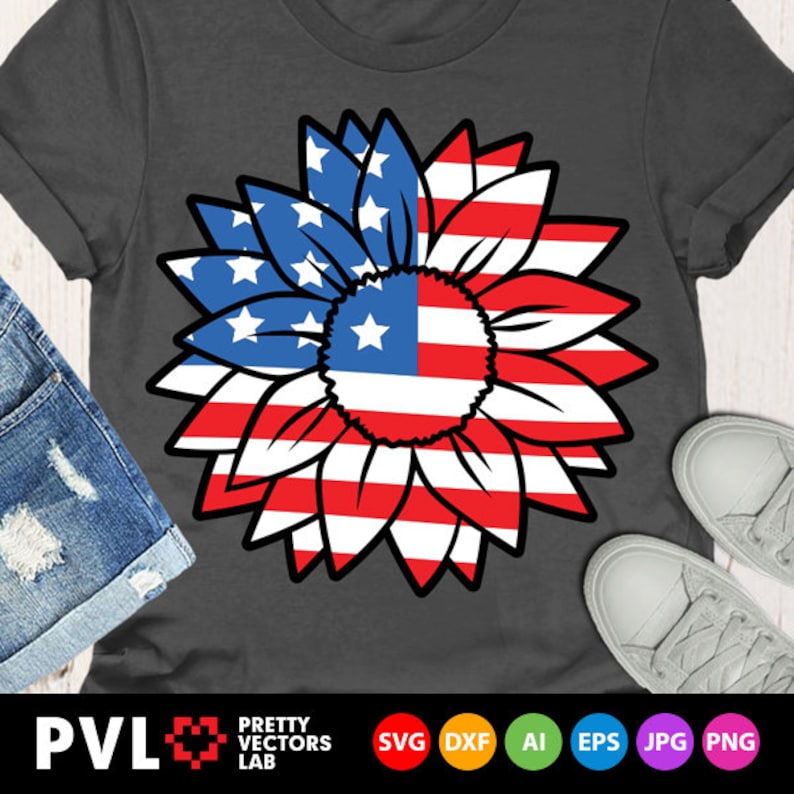 Free Free 180 4Th Of July Sunflower Svg Free SVG PNG EPS DXF File
