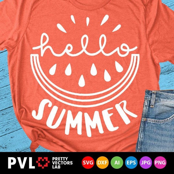 Download Hello Summer Svg Watermelon Svg Vacation Svg Beach Svg Etsy