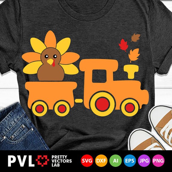 Download Turkey Train Svg Boys Thanksgiving Svg Dxf Eps Png Boy Etsy