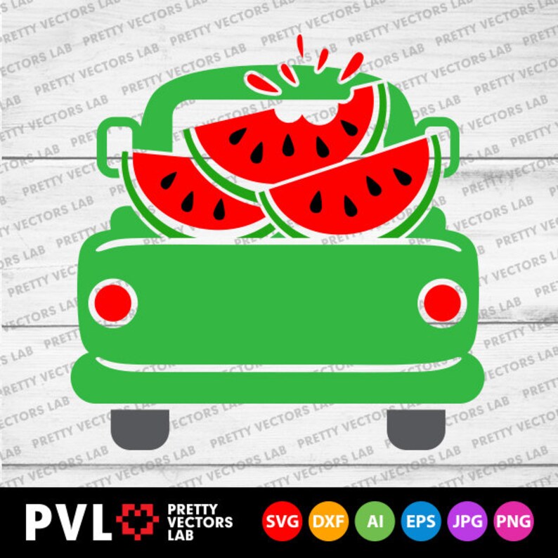 Download Watermelon Svg Watermelon Truck Svg Vintage Old Truck Svg ...