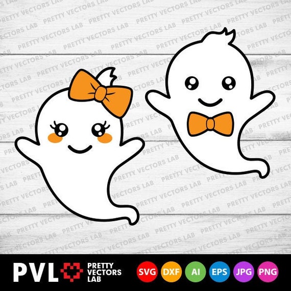 Download Halloween Svg Cute Ghosts Svg Boy Girl Ghost Svg Little Etsy
