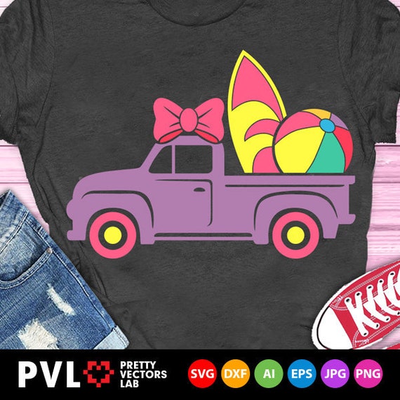 Download Summer Old Truck Svg Summer Clipart Vintage Truck Svg Beach Etsy