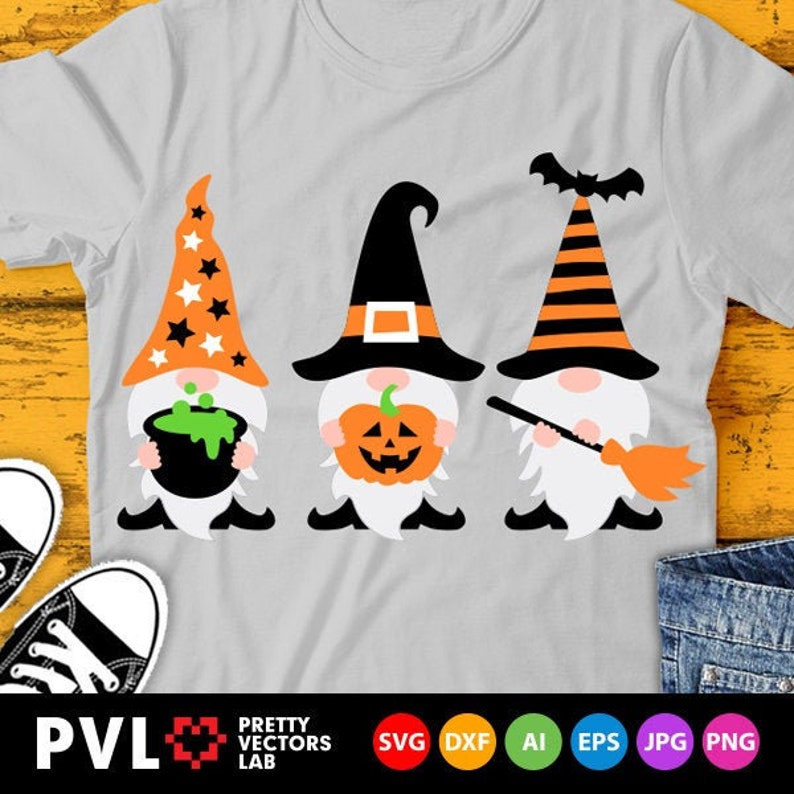 Download Halloween Gnomes Svg Halloween Svg Cute Gnome Svg Dxf Eps ...