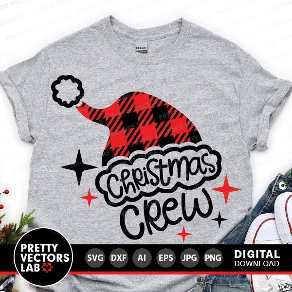 Christmas Crew Svg Christmas Svg Santa Svg Dxf Eps Png - Etsy