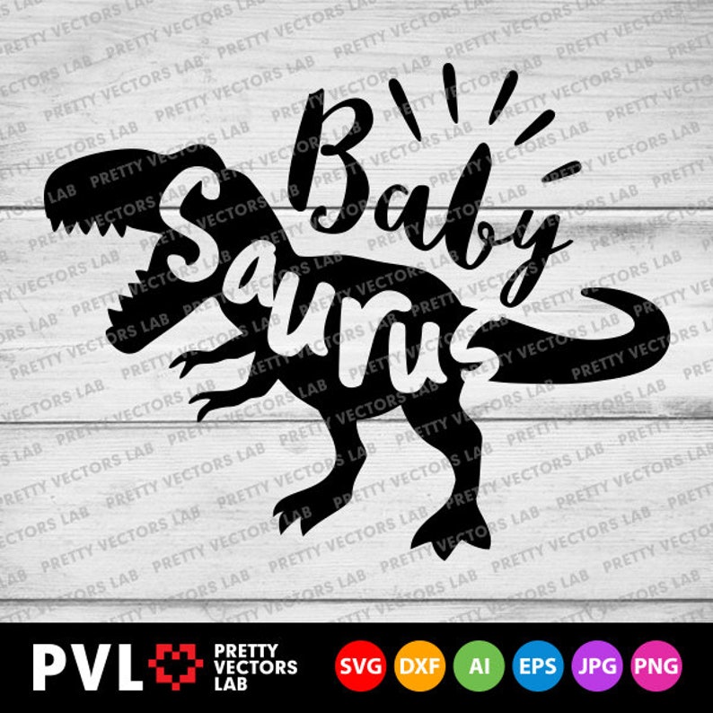 Download Baby Saurus Svg T-Rex Dinosaur Svg Baby Dinosaur Svg Dxf ...
