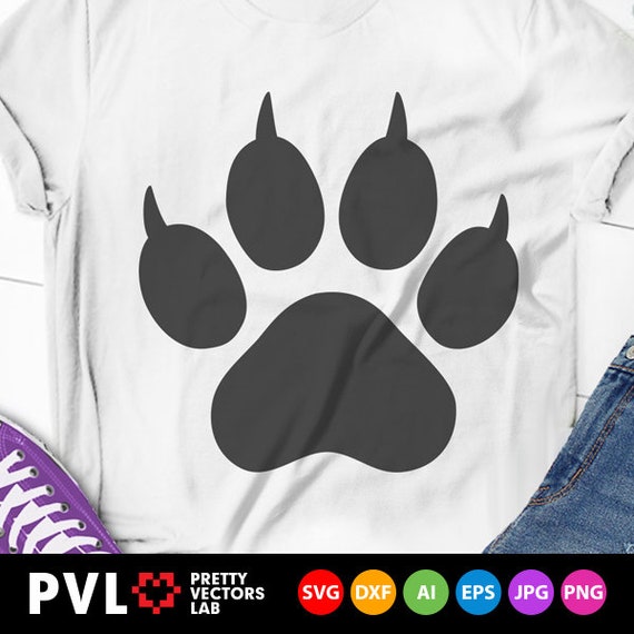 Lion Paw Print Animal T-Shirt Lion Paw Print Animal T-Shirt
