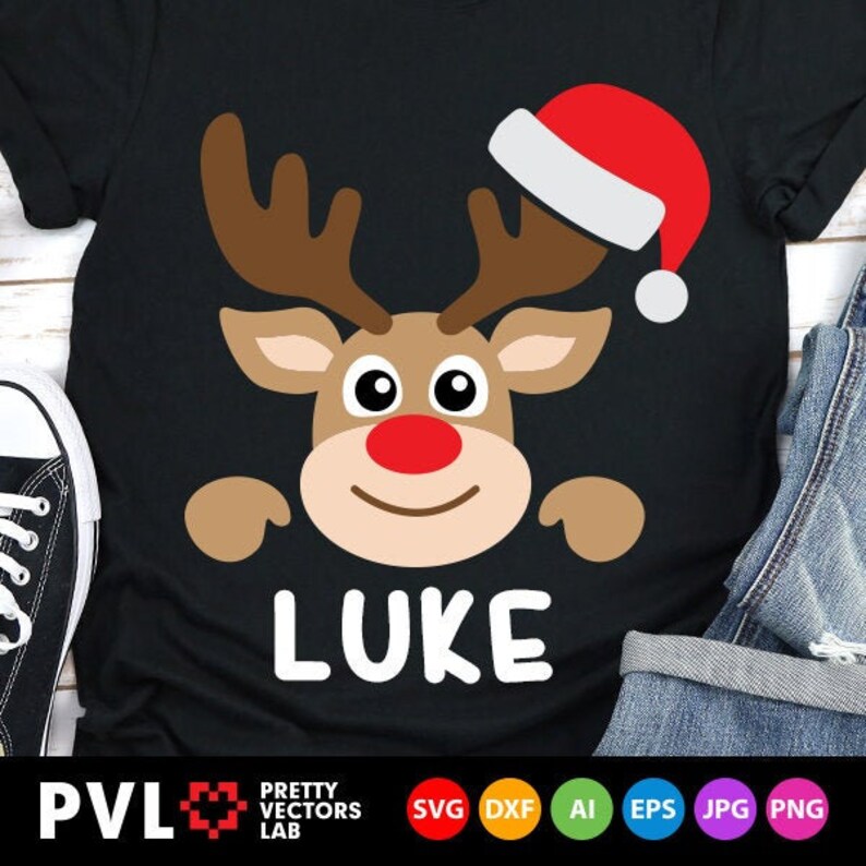 Download Christmas Svg Boy Reindeer Svg Reindeer Face Svg Dxf Eps ...
