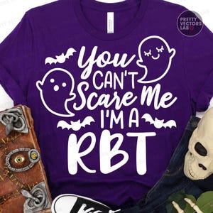 Funny Halloween PNG SVG, Registered Behavioral Therapist Svg, Behavior Therapist Cut Files, Spooky Svg Png, RBT Shirt Design, Sublimation image 4