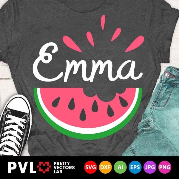 Watermelon Svg Watermelon Monogram Svg Pink Watermelon ...