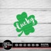 Lucky Shamrock Svg, St. Patrick's Day Cut Files, Four Leaf Clover Svg ...